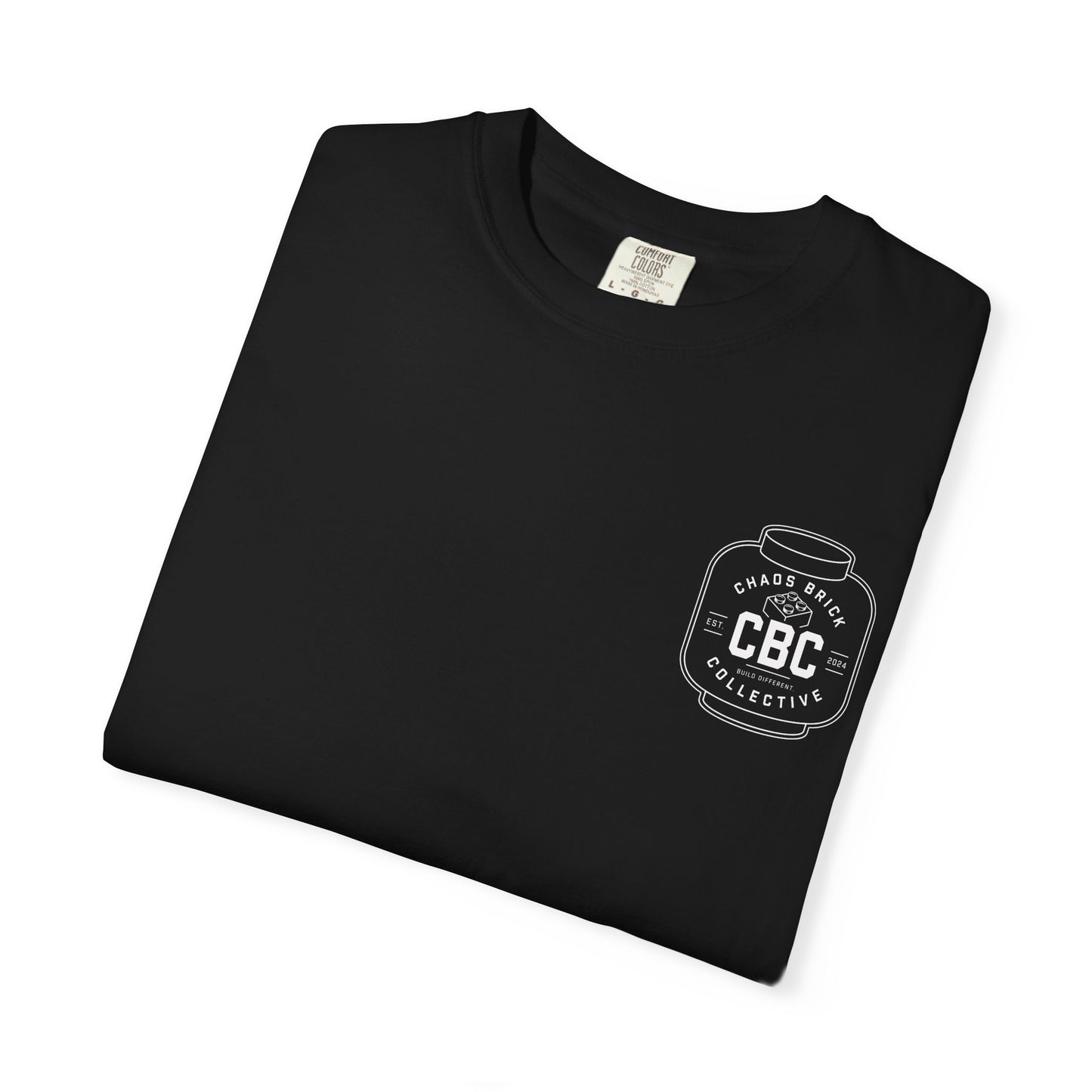 Chaos Brick Collective CBC Logo T-Shirt — Retro Jar Badge Graphic Tee