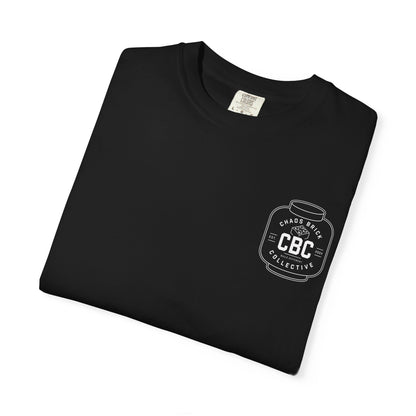 Chaos Brick Collective CBC Logo T-Shirt — Retro Jar Badge Graphic Tee