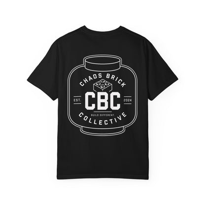 Chaos Brick Collective CBC Logo T-Shirt — Retro Jar Badge Graphic Tee