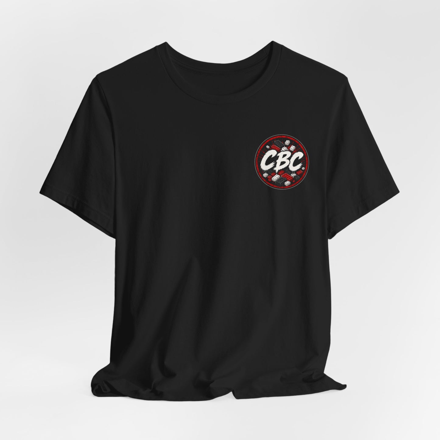 Chaos Builder T‑Shirt — “Dump The Bricks” CBC Pocket & Back Graphic